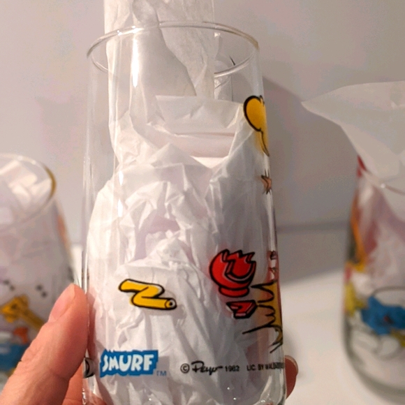 Smurf vintage drinking glasses - Picture 8 of 11